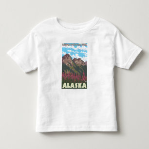 Fireweed u. Berge - Denali Nationalpark, Kleinkind T-shirt