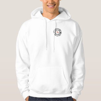 FireWife mit Malteserkreuz-Herz-Mitte Hoodie