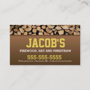 Firewood Business Card Visitenkarte