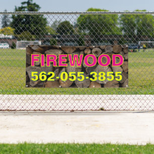 Firewood für den Verkauf benutzerdefinierter Banne Banner