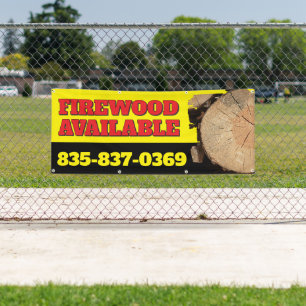 Firewood Verfügbarer benutzerdefinierter Banner