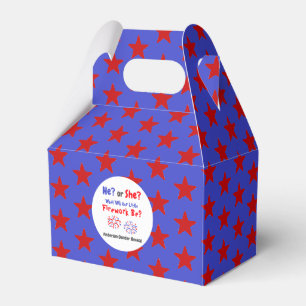 Firework American Gender Reveal Geschenkschachtel