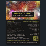 Firework Display, Fireworks Sales Flyer<br><div class="desc">Firework Display,  Fireworks Sales Advertising Flyer durch den Business Card Store.</div>