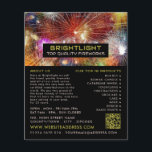 Firework Display, Fireworks Sales Flyer<br><div class="desc">Firework Display,  Fireworks Sales Advertising Flyer durch den Business Card Store.</div>