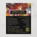 Firework Display, Fireworks Sales Flyer<br><div class="desc">Firework Display,  Fireworks Sales Advertising Flyer durch den Business Card Store.</div>