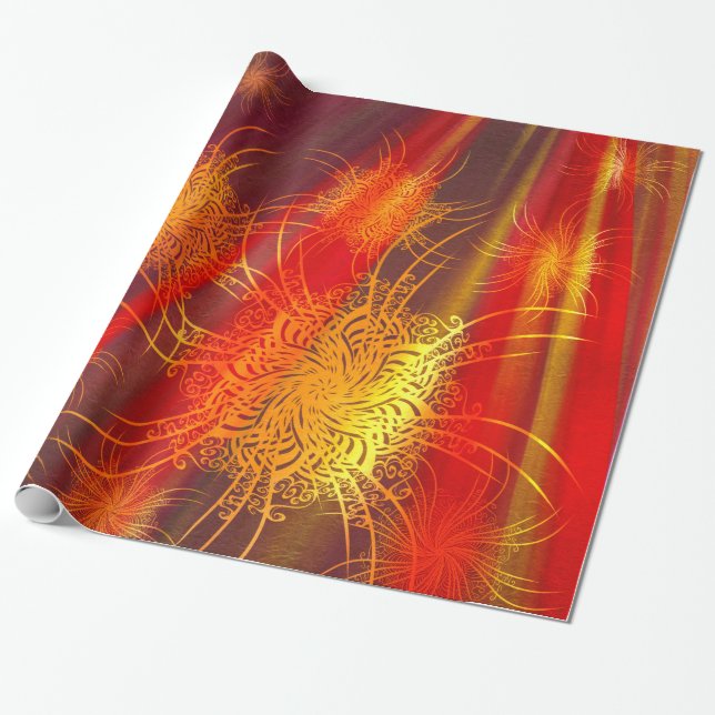 Firework Mandala Geschenkpapier (Ungerollt)