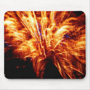 Firework Mouse Mat Mousepad