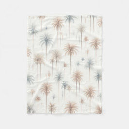 Firework Palms Fleecedecke