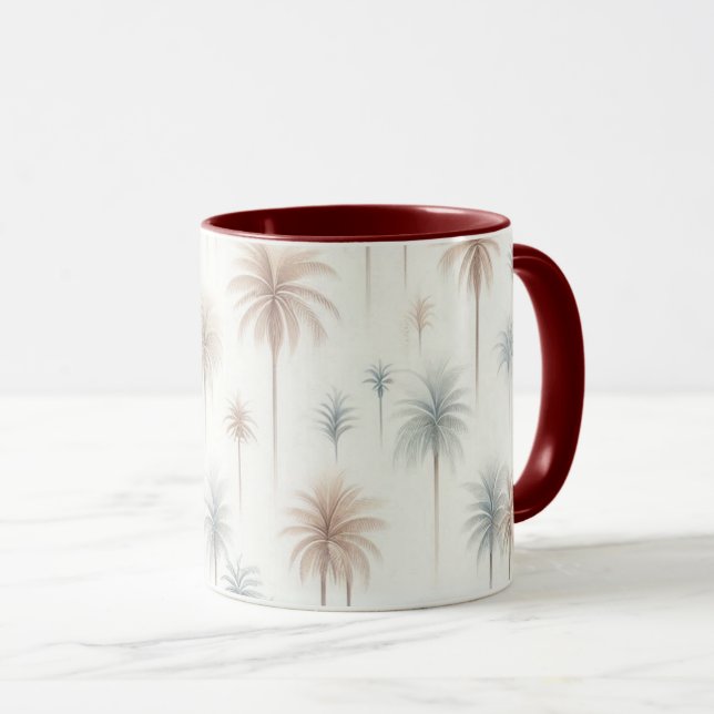 Firework Palms Tasse (VorderseiteRechts)