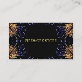 Firework-Party Visitenkarte