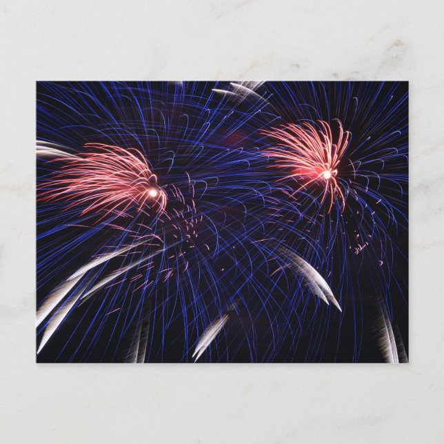 Fireworks #1 postkarte (Vorderseite)