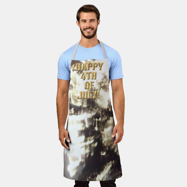 Fireworks 2 4 juillet tablier chef (Porté)