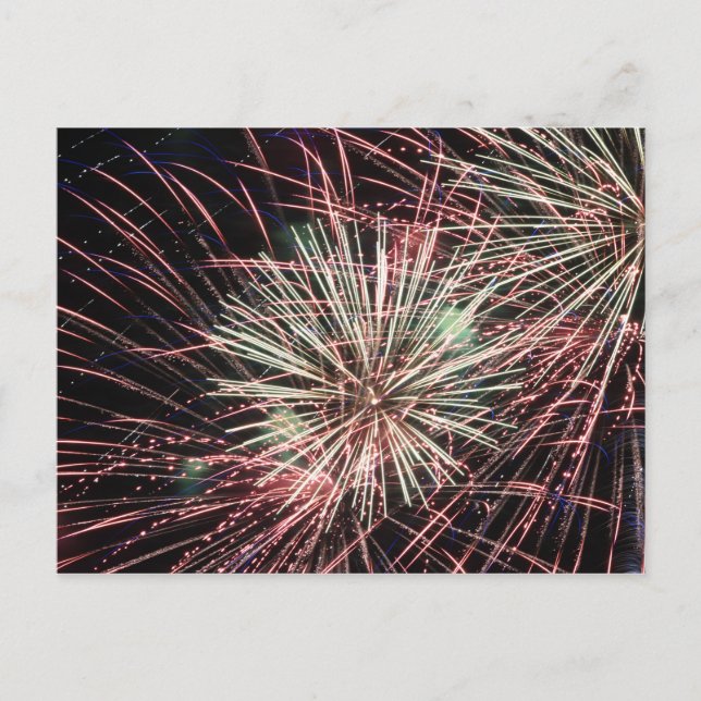 Fireworks #2 postkarte (Vorderseite)