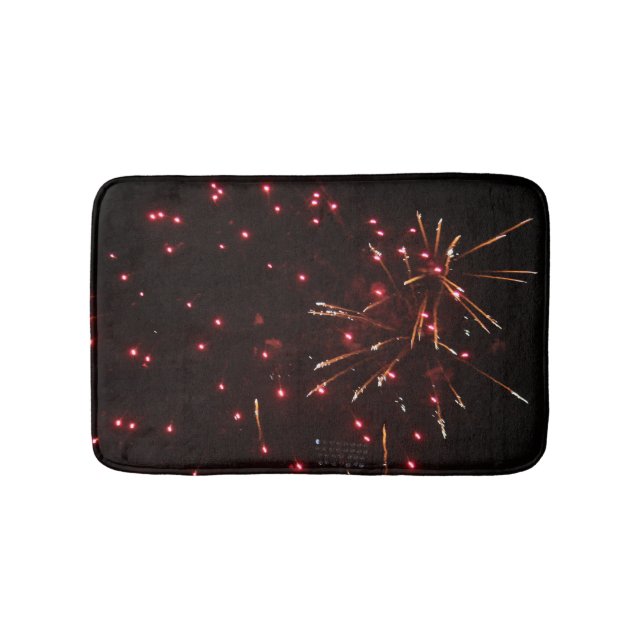 Fireworks Bath Mat Badematte (Vorderseite)