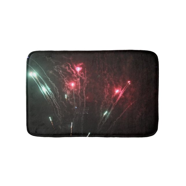 Fireworks Bath Mat Badematte (Vorderseite)