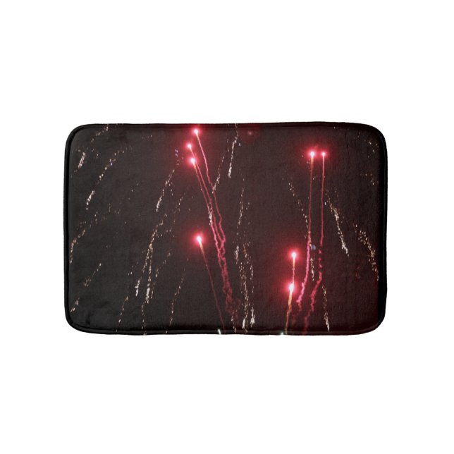 Fireworks Bath Mat Badematte (Vorderseite)