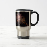 Fireworks benutzerdefinierte Monogramm-Tasse