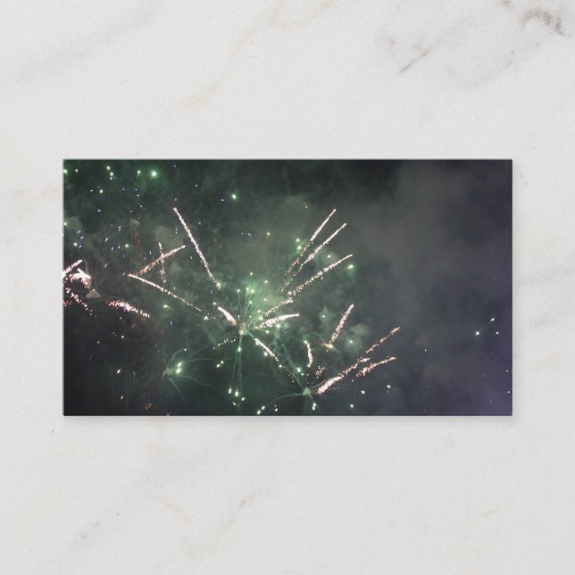 Fireworks Business Cards Visitenkarte (Vorderseite)