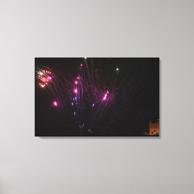 Fireworks Canvas Print Leinwanddruck (Vorderseite)