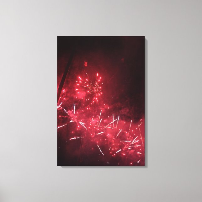 Fireworks Canvas Print Leinwanddruck (Vorderseite)