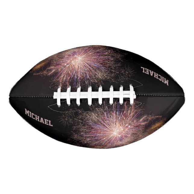 Fireworks custom monogram football (Vorderseite)