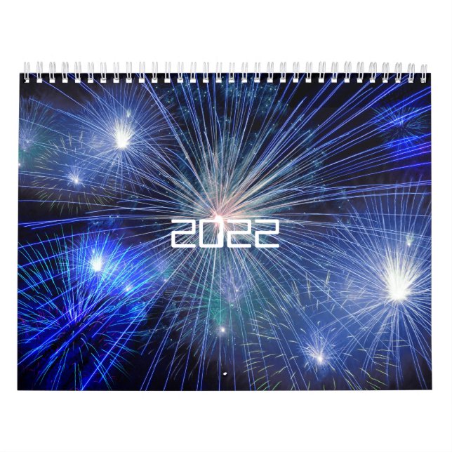 Fireworks Custom Printed Calendar 2022 Kalender (Titelbild)