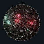 Fireworks Dartboard Dartscheibe<br><div class="desc">Ein Dartboard mit einem Foto Feuerwerk.</div>