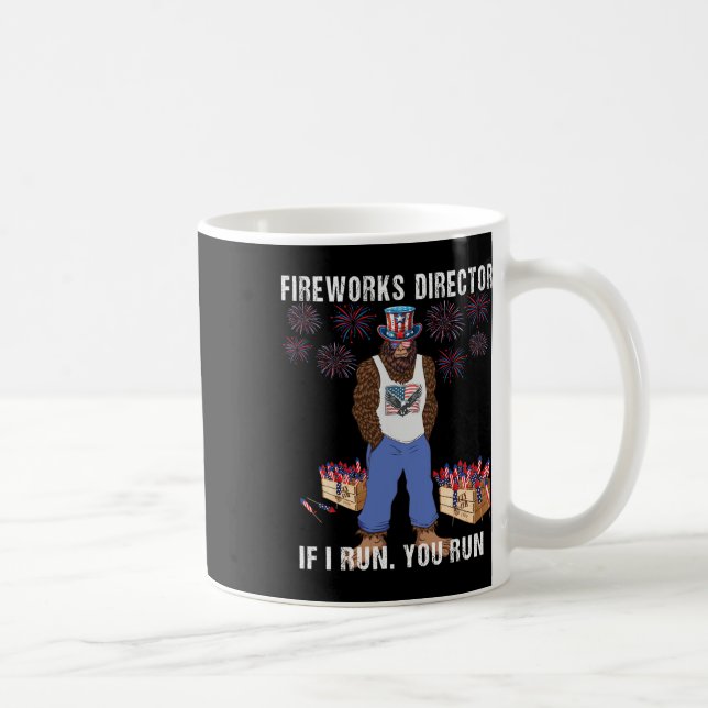 Fireworks Director - Ich leite dich am 4. Ju Kaffeetasse (Rechts)