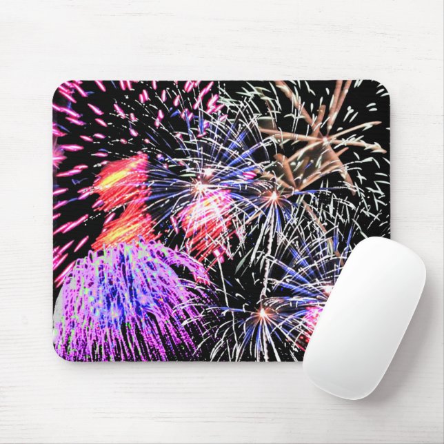 Fireworks Display Mousepad (Mit Mouse)