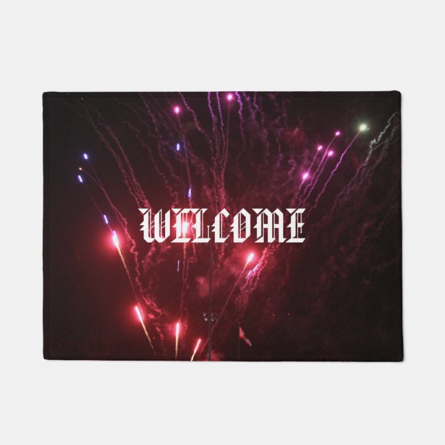 Fireworks Doormat Fußmatte (Vorderseite)