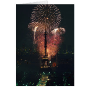 Fireworks, Eiffel Tower, Paris, France