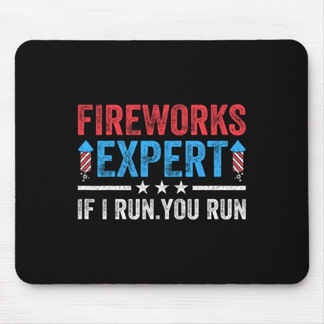 Fireworks Experte, wenn ich Sie führen lustige 4.  Mousepad (Vorne)