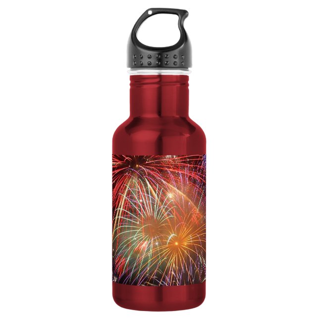 Fireworks Finale Trinkflasche (Vorderseite)