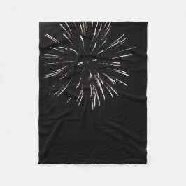 Fireworks Fleece Blanket