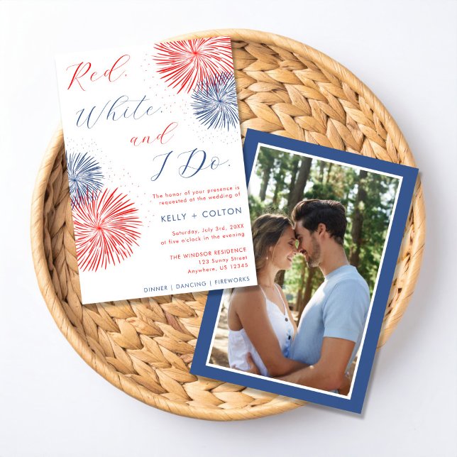 Fireworks & Forever Engagement Party Invitation (Créateur téléchargé)