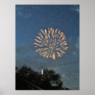 Fireworks-Foto Poster