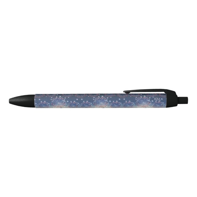 Fireworks in Blue • United States 250th Year Kugelschreiber (Oberseite)