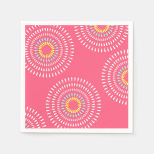 Fireworks Japanese Cherry Serviette