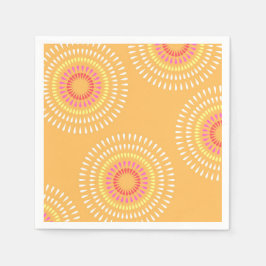 Fireworks Japanischer Mustard Serviette