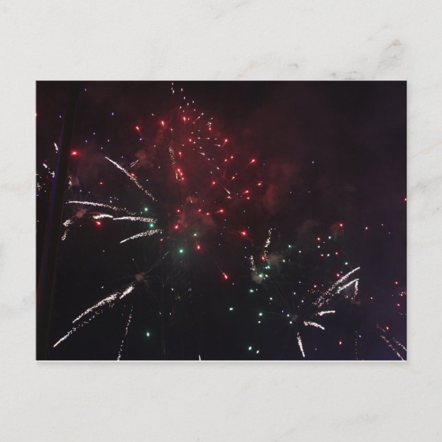 Fireworks Postkarte (Vorderseite)