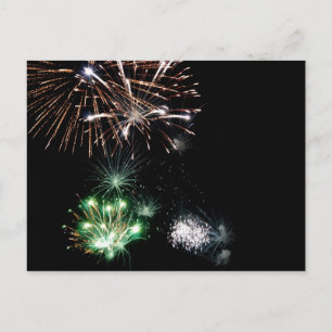 Fireworks-Postkarte Postkarte