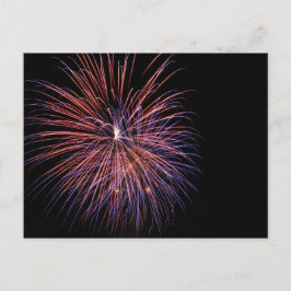 Fireworks-Postkarte Postkarte