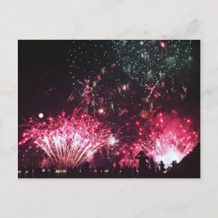 Fireworks-Postkarte Postkarte