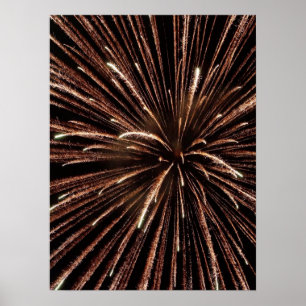 Fireworks Print Poster