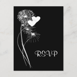 Fireworks RSVP-Karte RSVP Karte