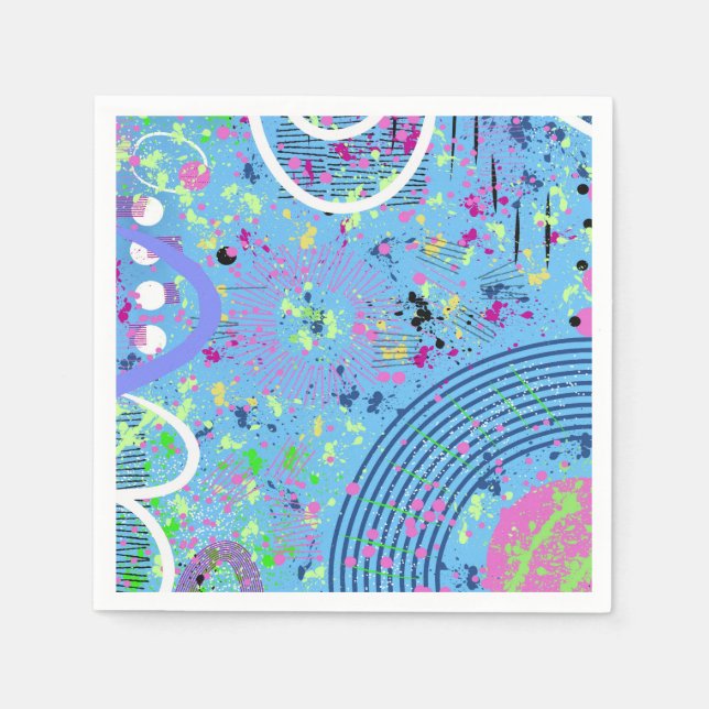 Fireworks Show  Serviette (Vorderseite)