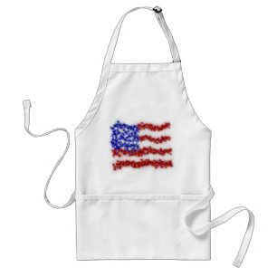 Fireworks Stars and Stripes American Flag Schürze