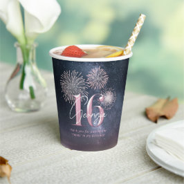 Fireworks Sweet 16 Midnight Blush ID984 Pappbecher