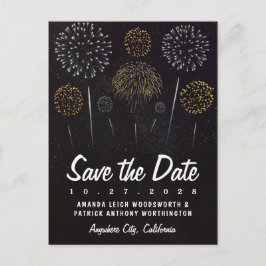 Fireworks Theme Black Gold Enregistrer Les Cartes