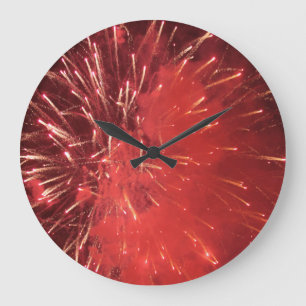 Fireworks-Uhr Große Wanduhr